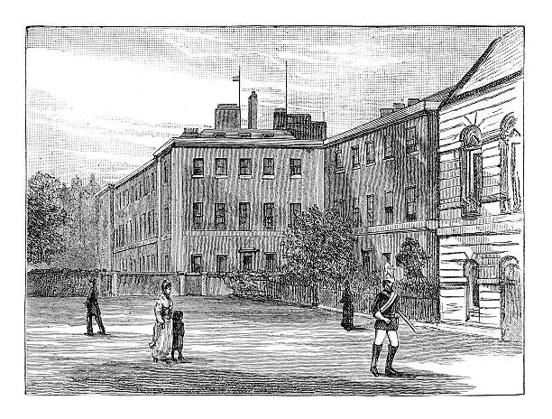 istock Admiralty Buildings at St.James Park. James Park 487805851