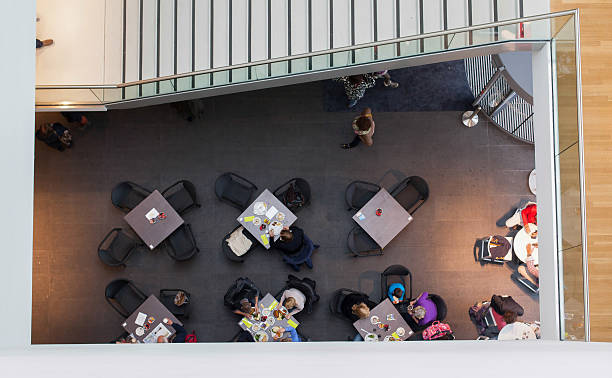 istock Top view of a restaurant 487806531