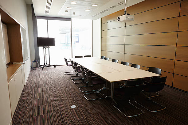 istock Business boardroom without people 487808100