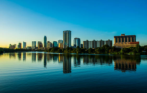 istock Austin Teas Mirror Reflection Early Morning Wide Angle 2015 487808166