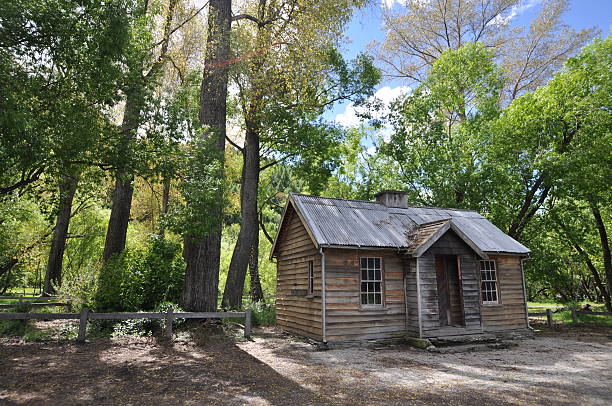 istock Arrowtown gold mine house 487808683