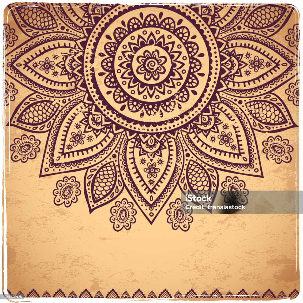 Beautiful Indian floral ornament Beautiful Indian floral ornament for your business Abstract stock vector