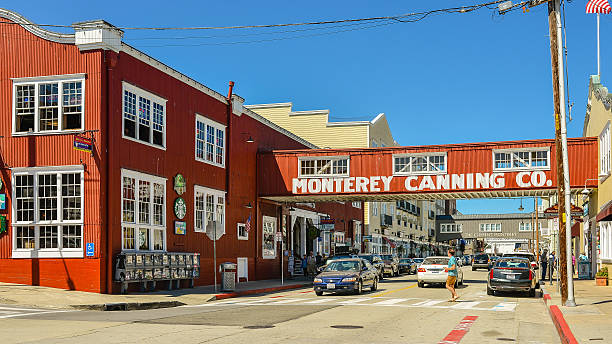 cannery row, monterrey, ca - monterey california monterey county cannery row zdjęcia i obrazy z banku zdjęć