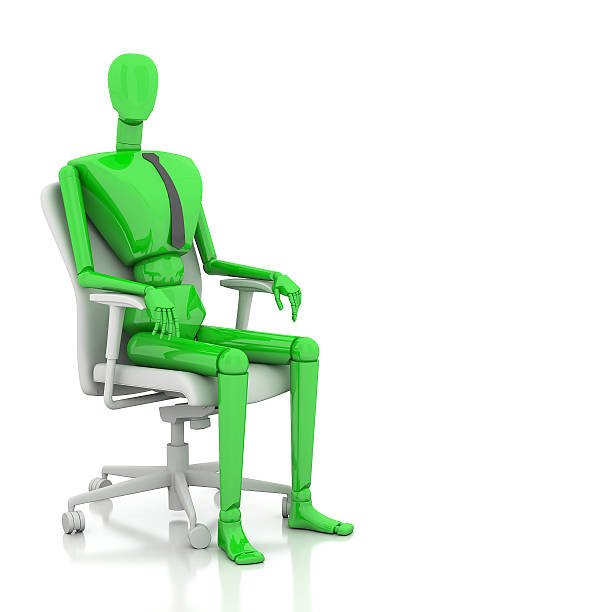 istock 3d businessman doll is sitting on chair 487809909