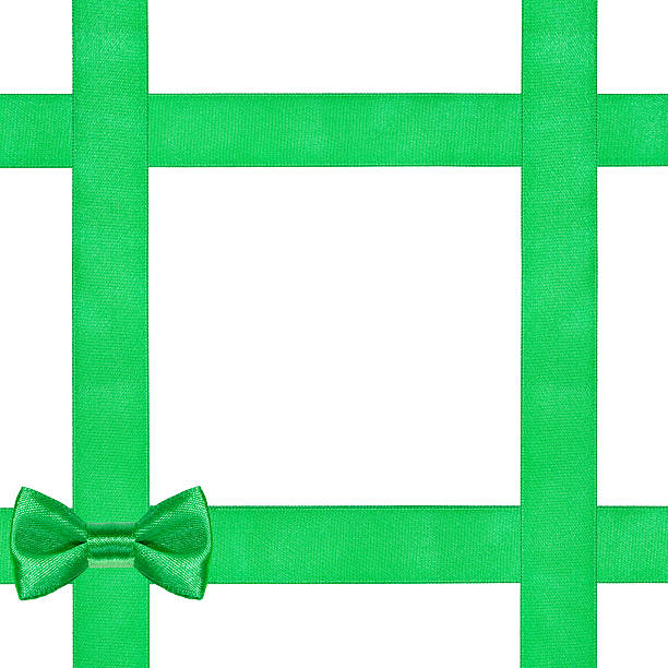 istock green bow knot on four satin ribbons isolated 487809936