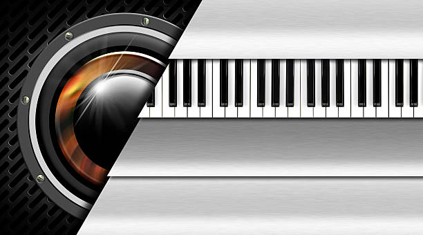 istock Music Metal Business Card 487811637