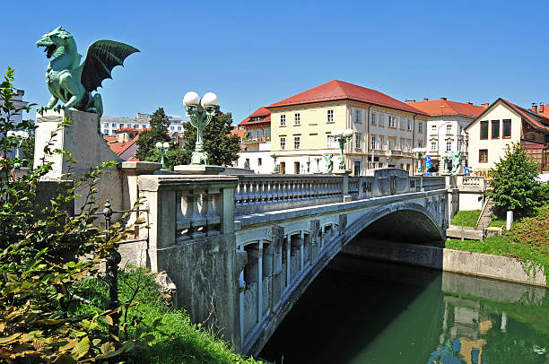 istock Dragon's bridge, Ljubljana, Slovenia 487813906