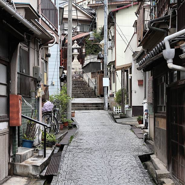 istock Old town in Japan 487815118