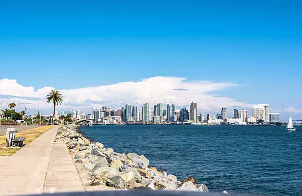 San Diego Skyline, California stock photo
