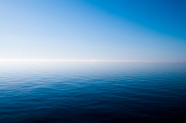 Photo of blue water surface, Sea, Horizon Over Water