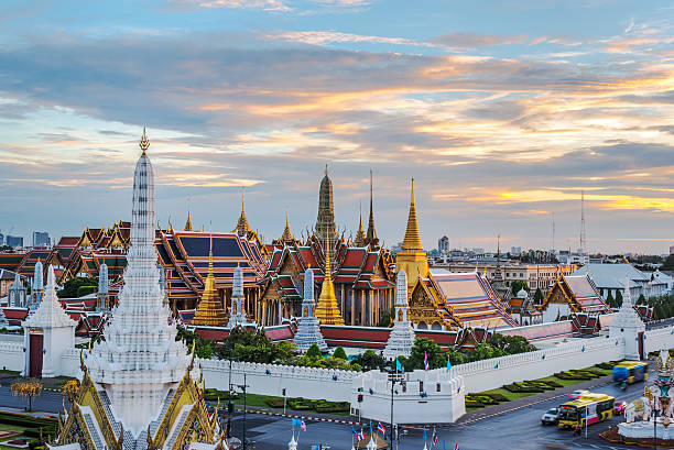 istock Wat Phra Kaew and  Bangkok City Pillars Shrine 487817348