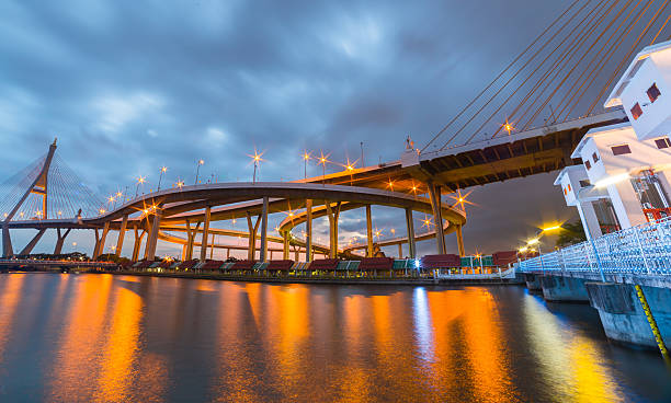 istock Bhumiphol bridge and flood way 487819842