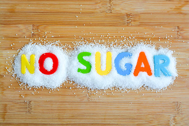 no sugar diet for a healthy lifestyle - no sugar bildbanksfoton och bilder