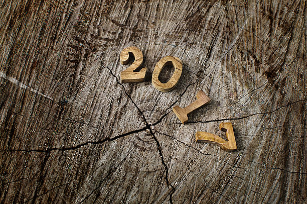 istock Wood number idea for Happy New Year 2017 487824232