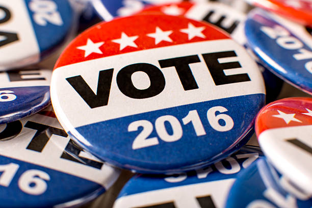 istock Macro Photo of 2016 Campaign Vote Buttons 487826648