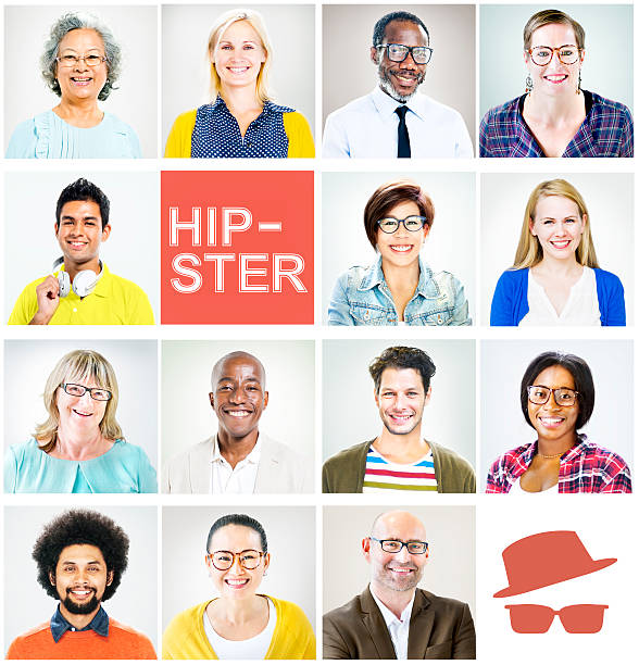 istock Portrait of Multiethnic Diverse Cheerful Hipsters 487827435
