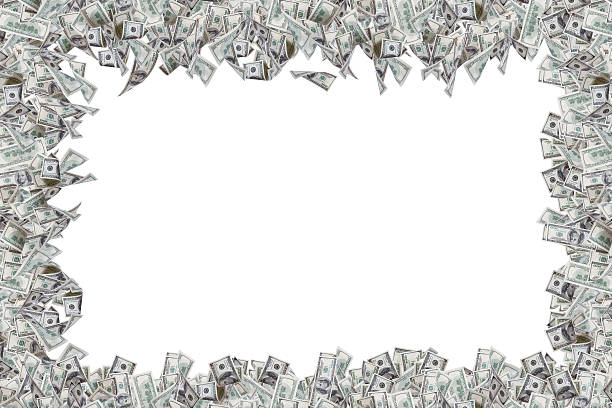 istock Border of Dollar Banknotes 487830885