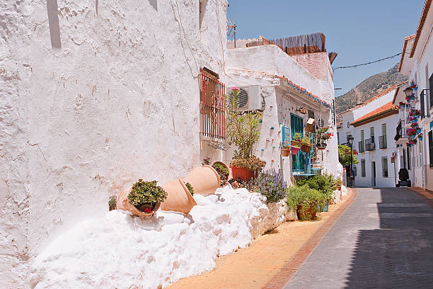 Characteristic street in the center of Benalmadena