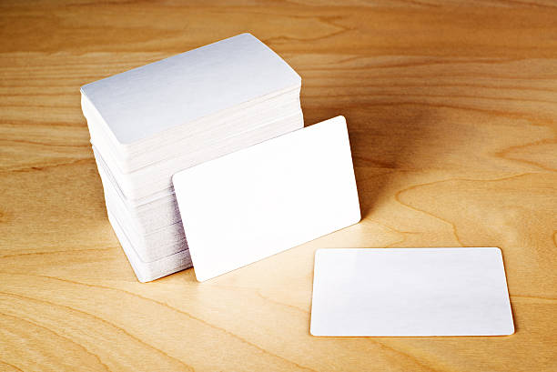 istock Business cards with rounded corners 487831757