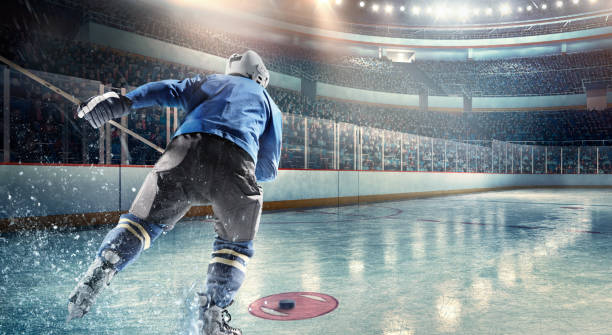 istock Ice hockey player in action 487831792