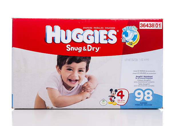 Huggies optimale & Dry Phase 4 Windeln box – Foto