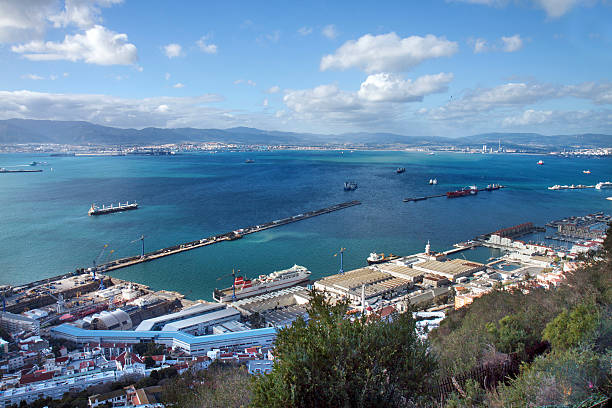 istock View on the harbour and bay of Gibraltar 487835488
