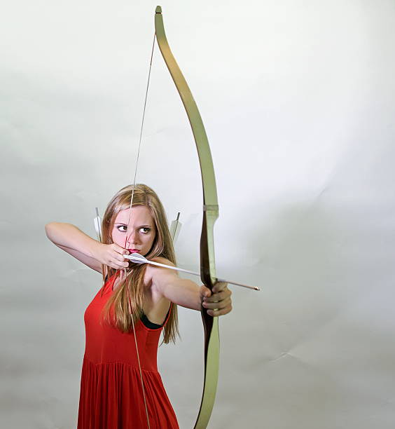 istock Young Adult Female Archer 487836988
