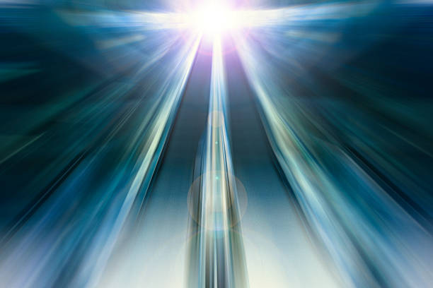 istock Escalator, modern stairs,futuristic background 487842224