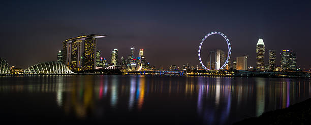 istock Singapore City Skyline at Sunset 487845676