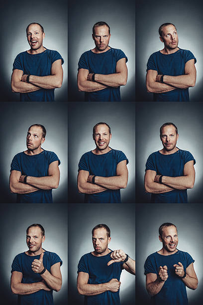 istock Series of man expressions 487846406