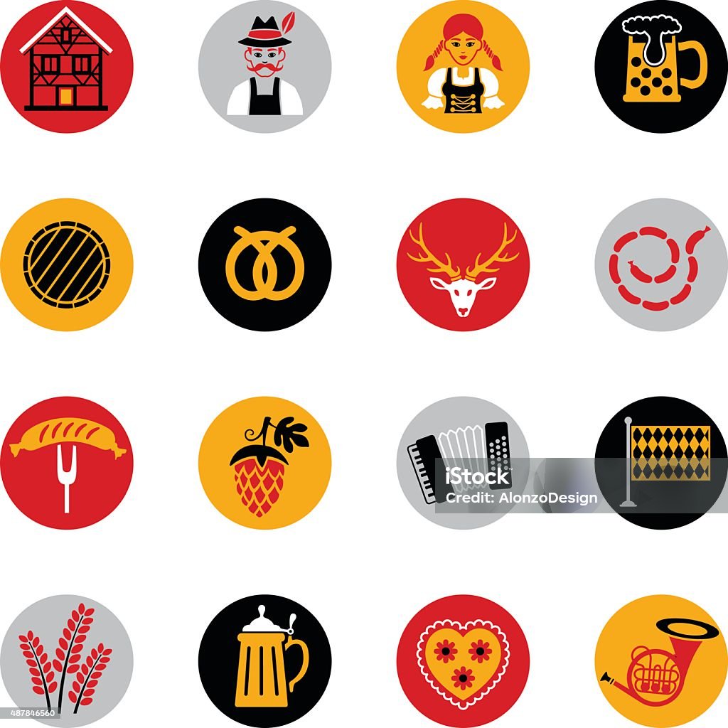 Beer Fest Icon Set High Resolution JPG,CS6 AI and Illustrator EPS 10 included. Each element is named,grouped and layered separately. Very easy to edit. Beer Festival stock vector