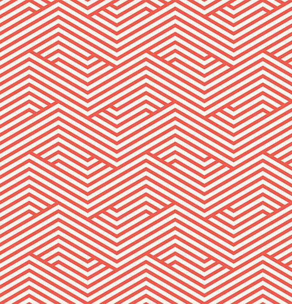 지그재그 패턴 - chevron pattern repetition zigzag stock illustrations