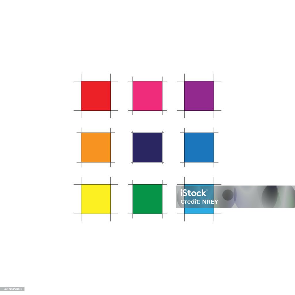 Square Any Color Abstract Color Square Stock Illustration - Download Image Now - 2015 ...