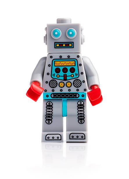 robot mécanique - toy figurine plastic editorial photos et images de collection