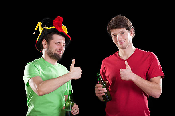 istock Friends before football match 487853001