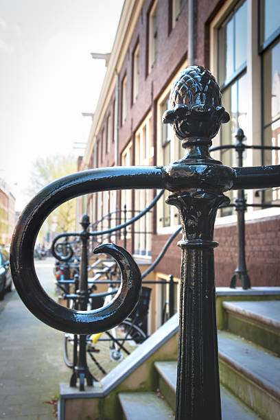 istock Railing near the porch,  Amsterdam, Netherlands 487857433