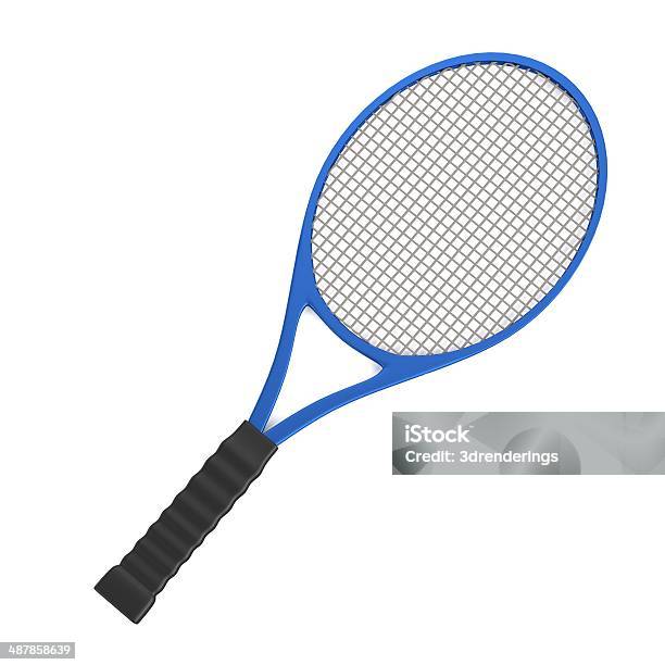 Tennis Racket Stock Photo - Download Image Now - Tennis Racket, Three Dimensional, Cartoon