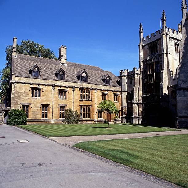 istock College buildings, Magdalen, Oxford. 487858687