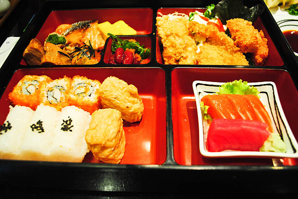 istock Japanese food set 487858777