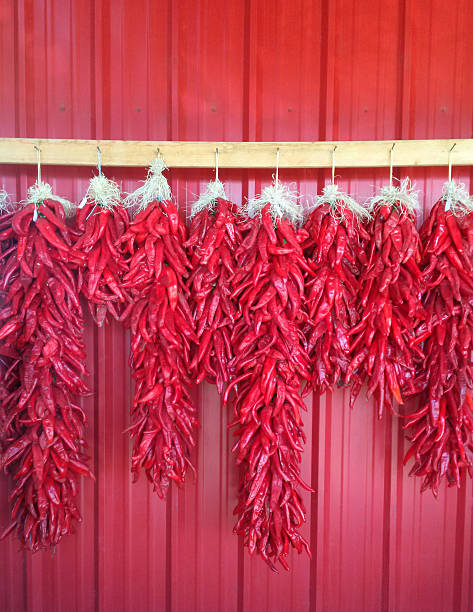 istock Red Pepper Ristras, New Mexico 487877633