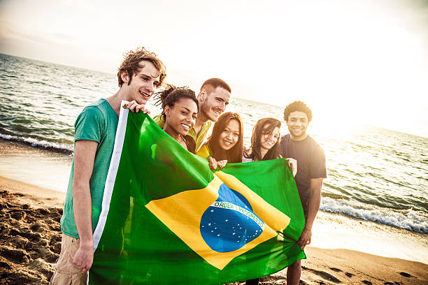 istock Brazilian people on the beach 487878189