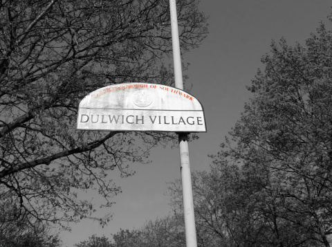 Dulwich Village road sign