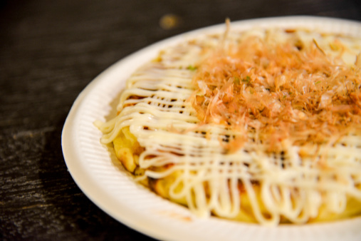 Okonomiyaki in the plate2