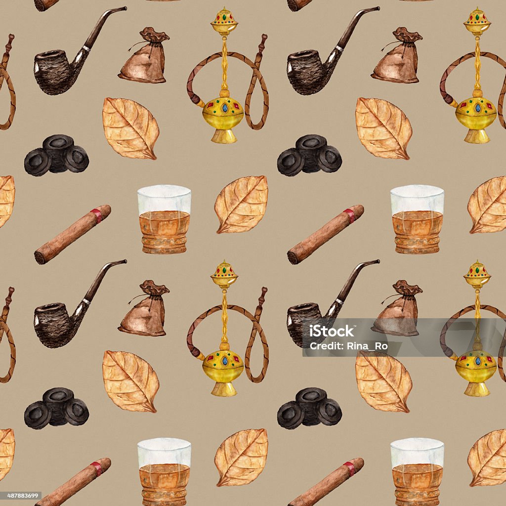 Pattern Smoking Seamless Smoking Pattern Stock Illustration - Download Image Now ...
