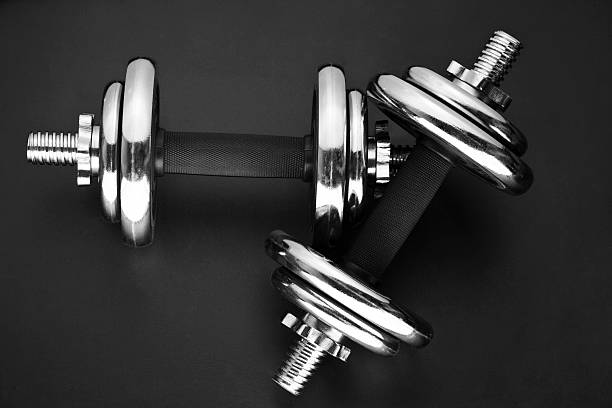 istock two dumbbells for fitness 487897865