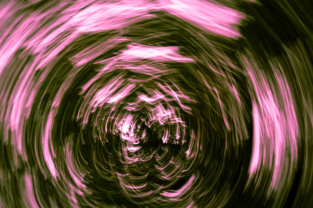 istock Pink blurry round shapes abstract background 487898393