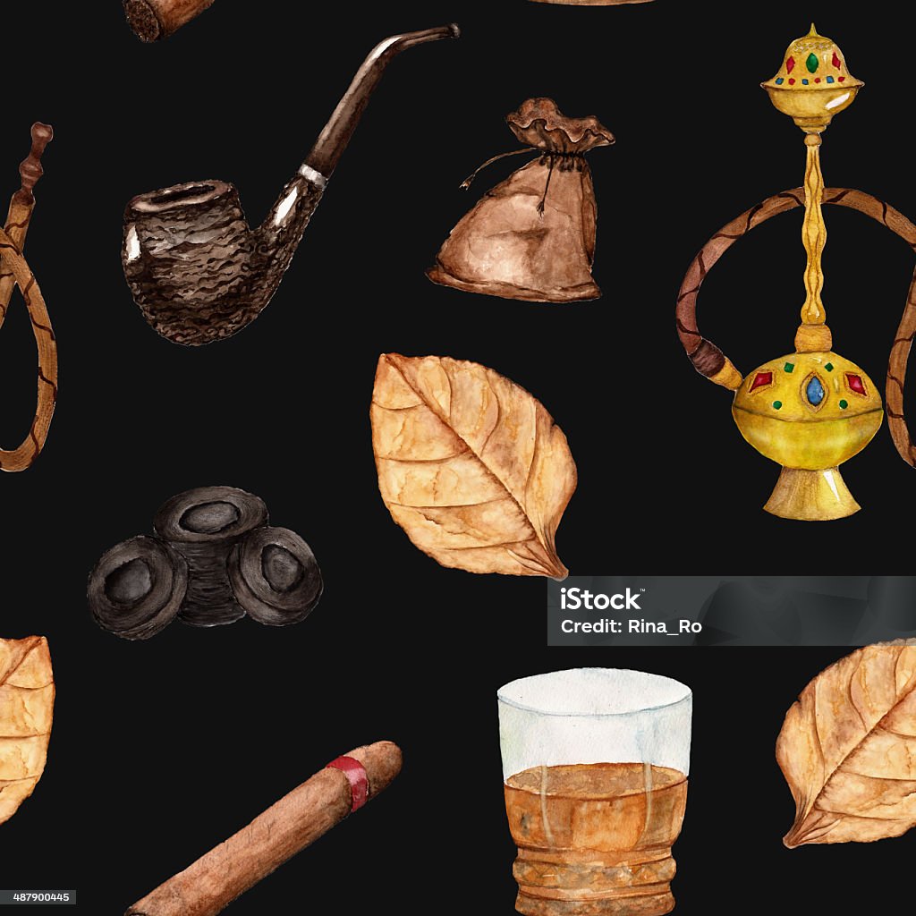 Pattern Smoking Seamless Smoking Pattern Stock Illustration - Download Image Now ...