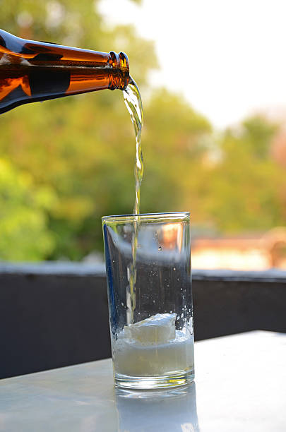 istock Beer pouring in to Mug 487900499