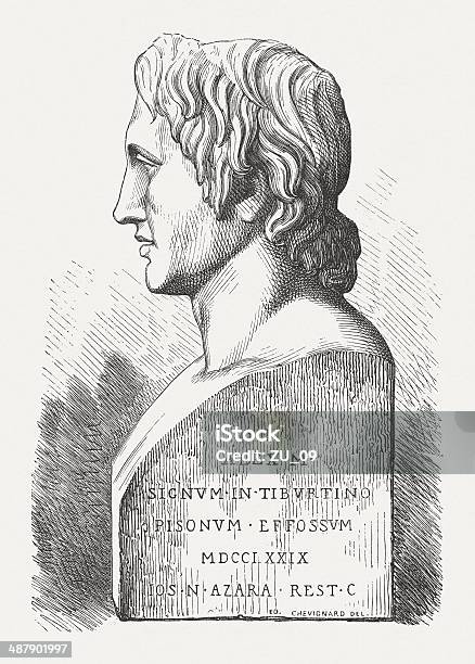 Alexander The Great Wood Engraving Published In 1882 Stock Illustration - Download Image Now