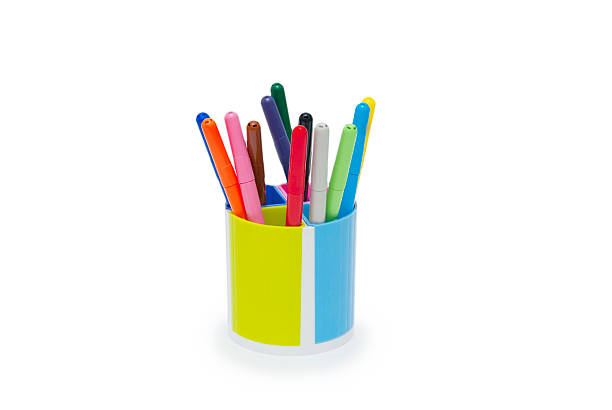 istock selection of markers in pencil holder 487902757